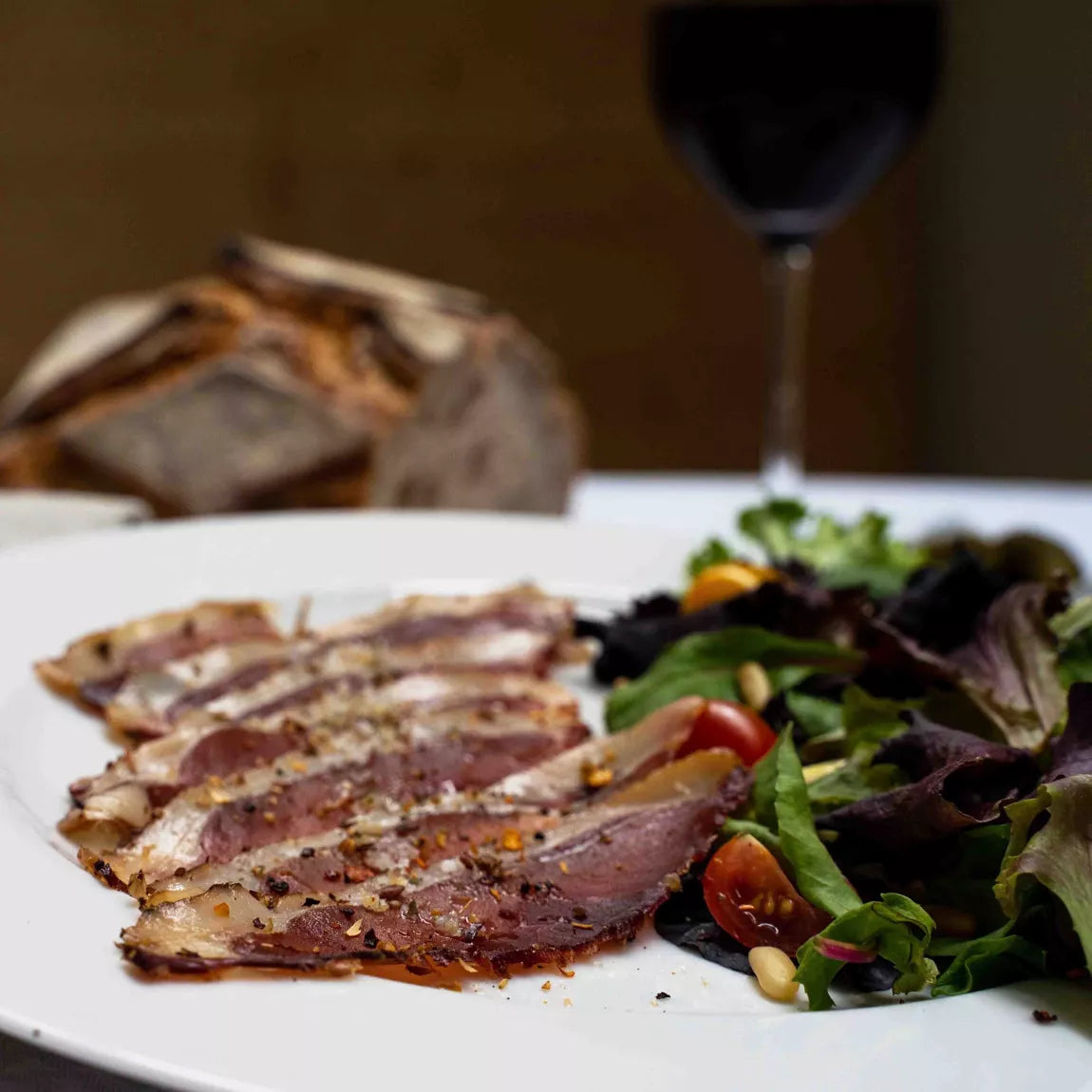 Faux-filet fumé de Sanglier tranché - Gibier - 120g