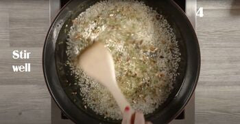 Risotto aux champignons aux cèpes, risotto italien  de cuocere - 2 portions