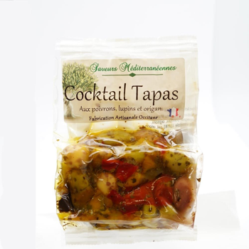 Olives Cocktail TAPAS - Sachets Saveurs Méditerranéennes 175g