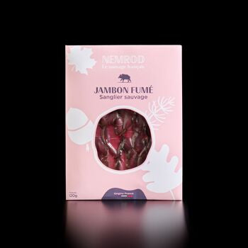Jambon fumé de Sanglier tranché - Gibier - 120g