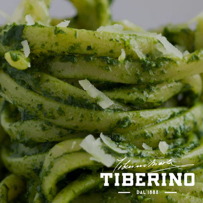 "Linguine alla Genovese" - Pâtes tréfilées au bronze au pesto de basilic