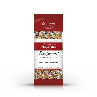 "Minestrone" - Soupe de légumes traditionelle, aux légumes, légumes secs et tubettini (type de pâtes italiennes)